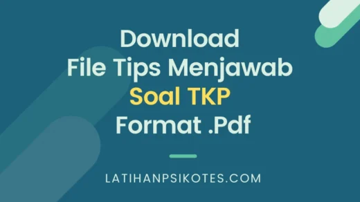 Download File Tips Menjawab Soal TKP Format .Pdf